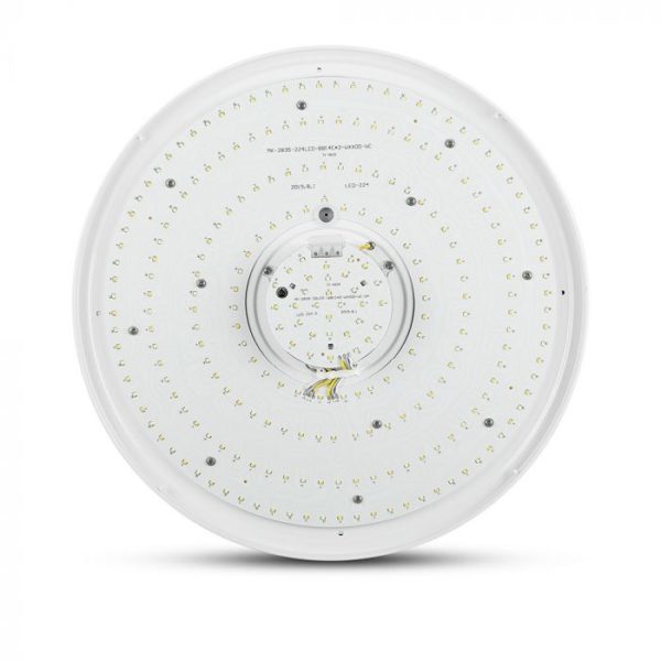 Stropné LED kruhové svietidlo 40W, Stmievateľné, 3 farby, diaľkové ovládanie, 46cm, 3200lm, Stary - Image 8