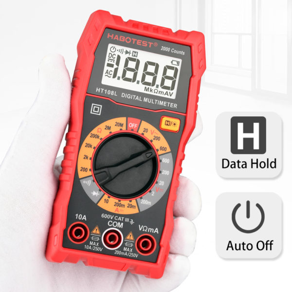 Univerzálny digitálny multimeter Habotest HT108L - Image 6